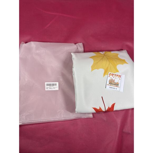 Fall Curtains Pumpkin Autumn Leaves Gnomes Thanksgiving Decorations 63” Z4 - Picture 1 of 4